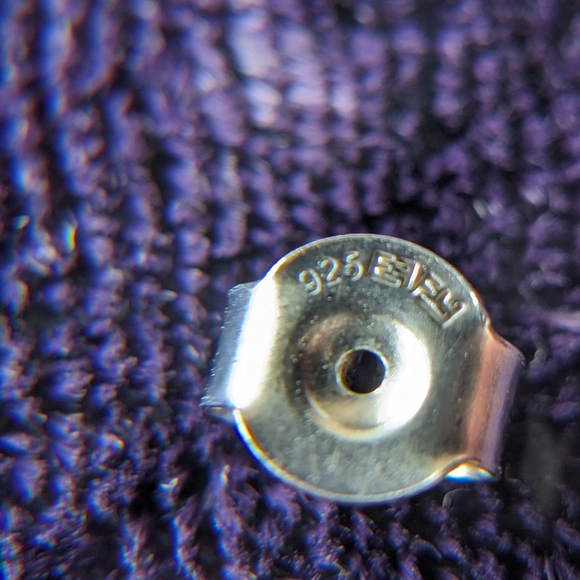 925 Sterling Silver Single Opal Earring By EFFY (?) - Picture 8 of 11